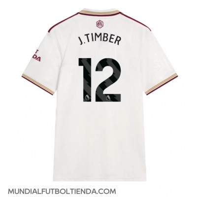 Camiseta Arsenal Jurrien Timber #12 Tercera Equipación Replica 2025-26 mangas cortas Camiseta Arsenal Jurrien Timber #12 Tercera Equipación Replica 2025-26 mangas cortas